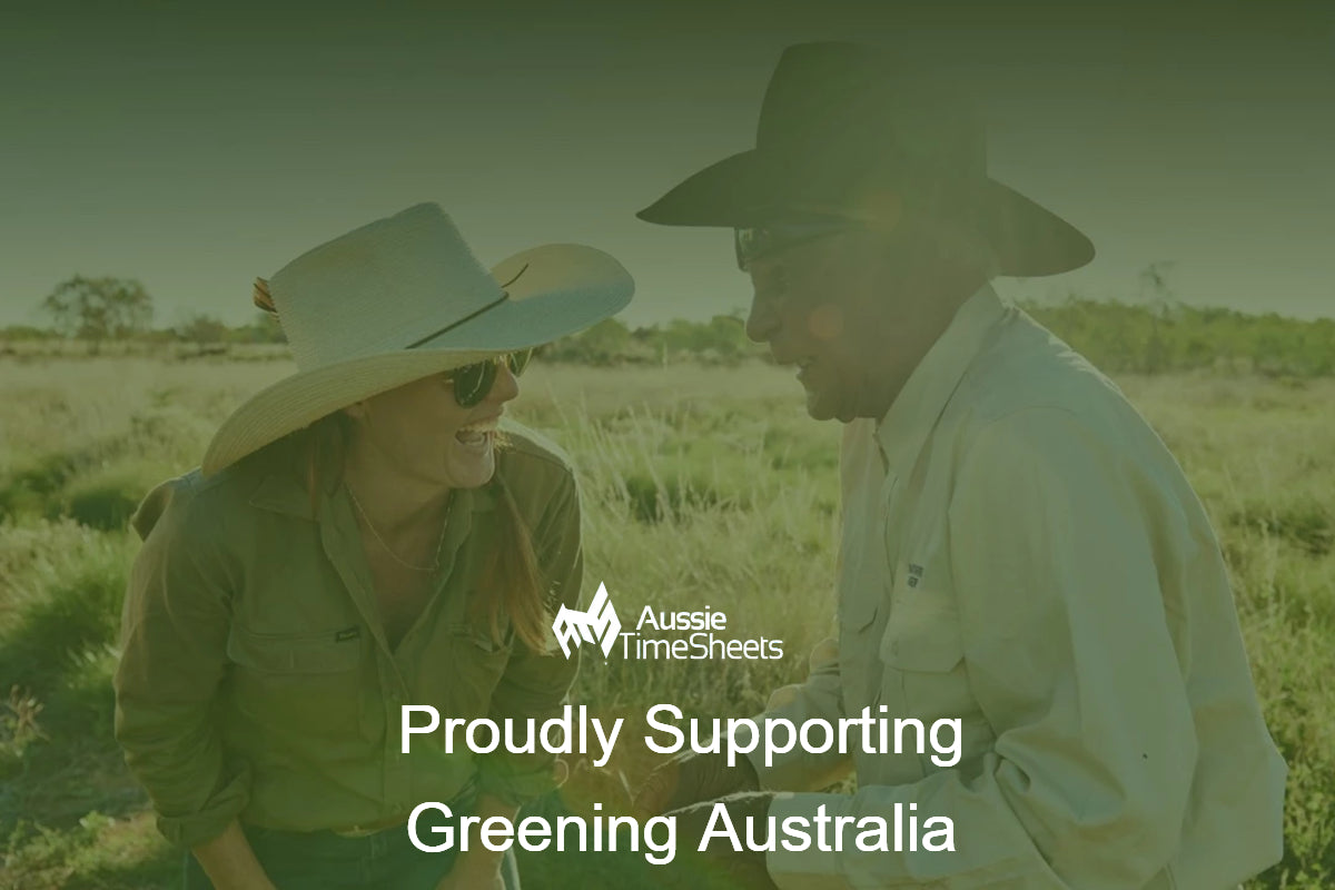 Aussie Time Sheets Proudly Supporting Greening Australia