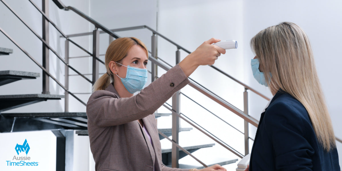 ATS solution to record employee temperatures for workplace health and safety