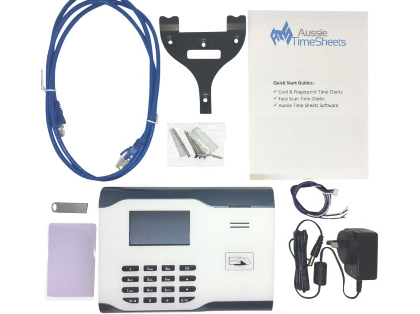 What's in the box ATS Proximity Card Time Clock