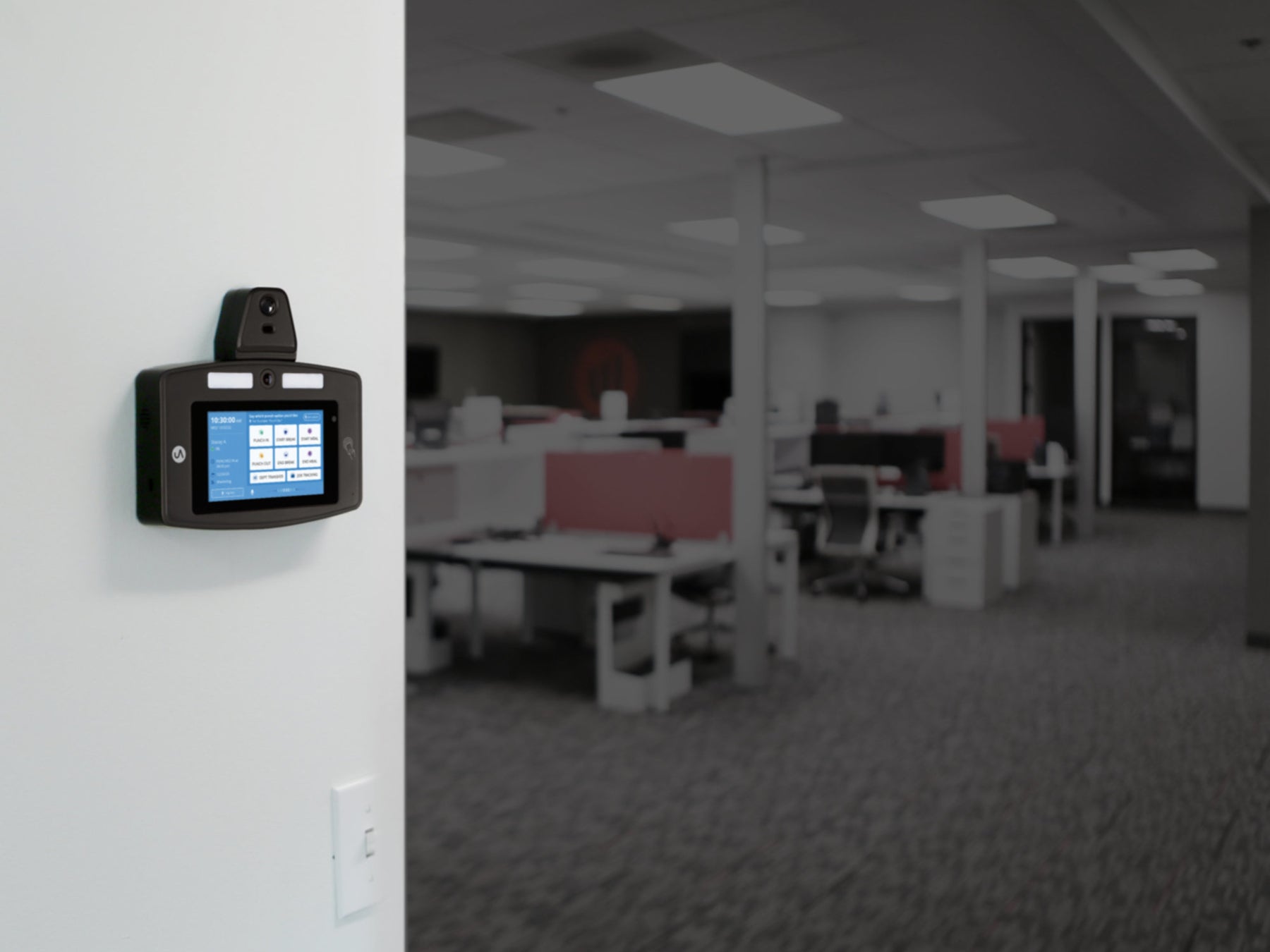 uAttend DR2000 Facial Recognition Time Clock