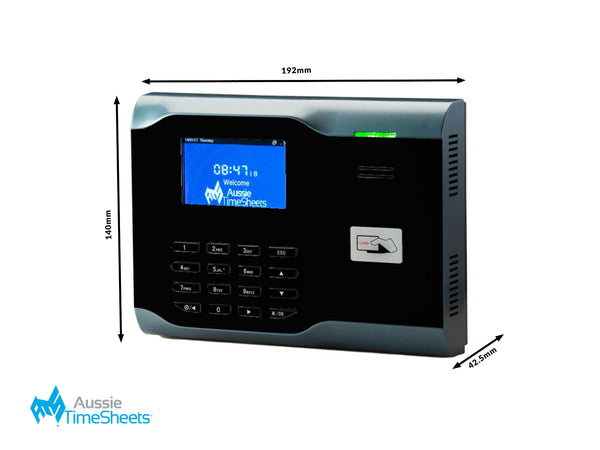 Ats Clock ATS WiFi Proximity Card Time Clock - Windows Time Clock Software ...
